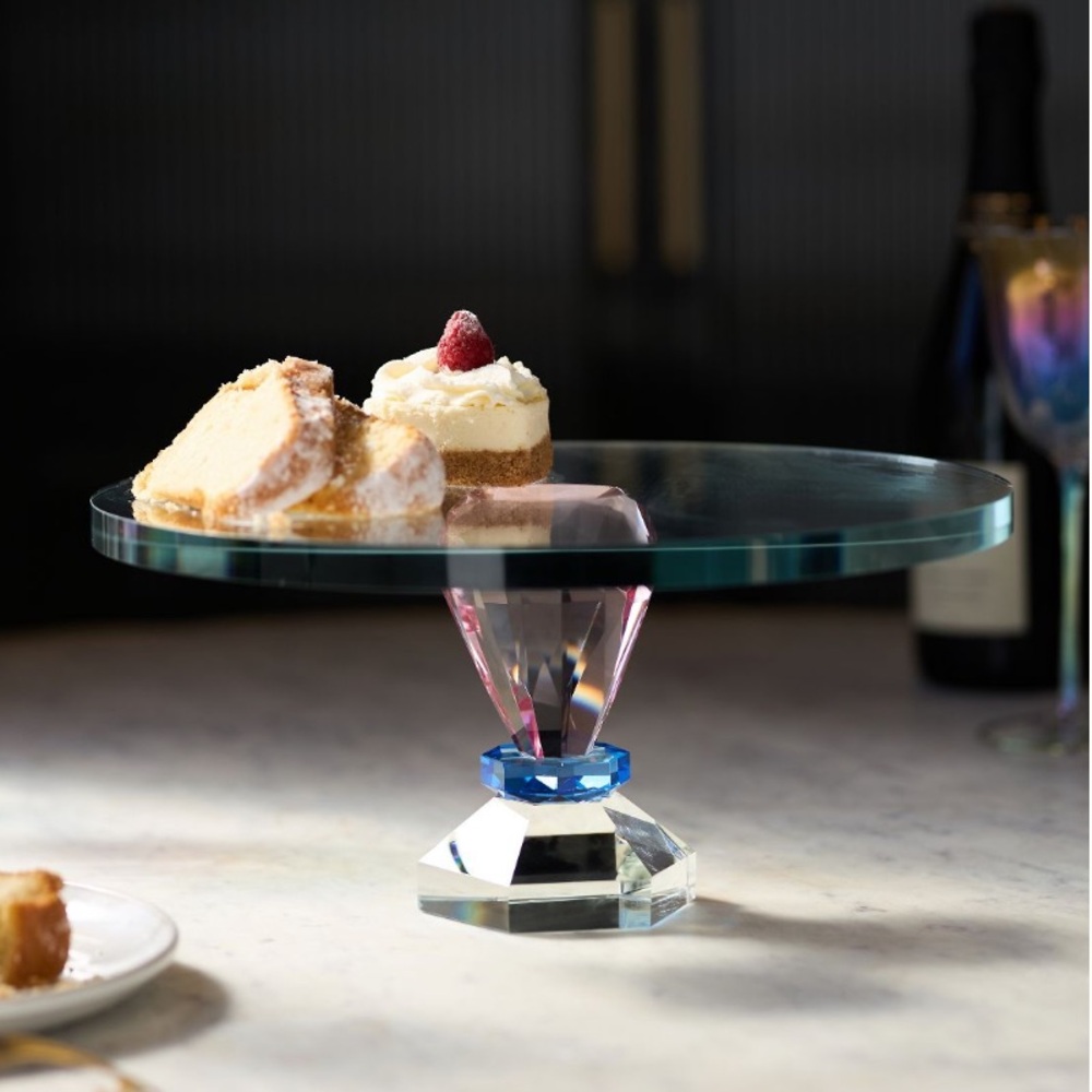 Gemmie Glass Cakestand 13”